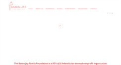 Desktop Screenshot of baronjayfoundation.org